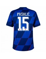 Kroatia Mario Pasalic #15 Vieraspaita EM-Kisat 2024 Lyhythihainen